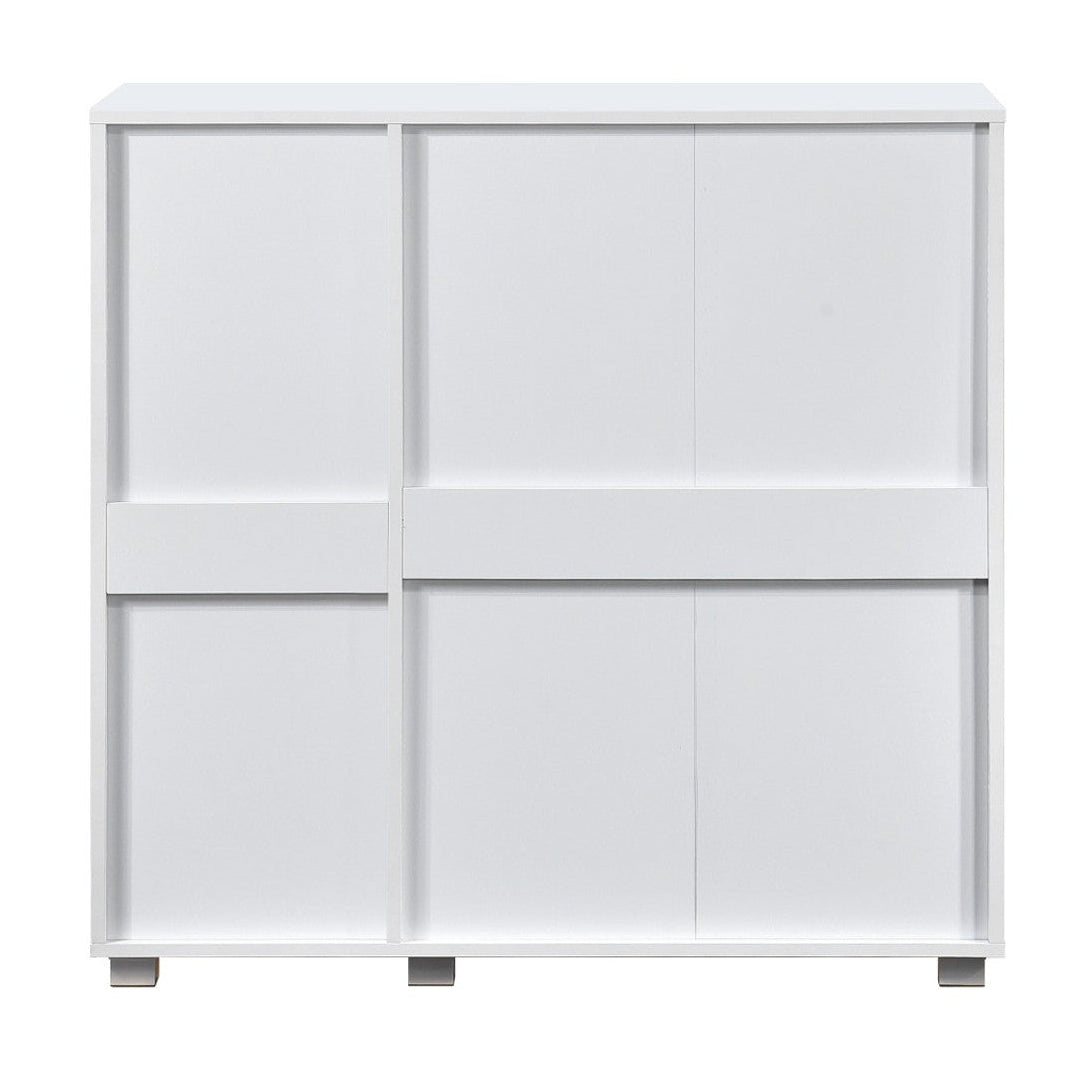 Euston Modern 3 Door Shoe Storage Cabinet - Swish Furniture