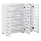 Euston Modern 3 Door Shoe Storage Cabinet - Swish Furniture