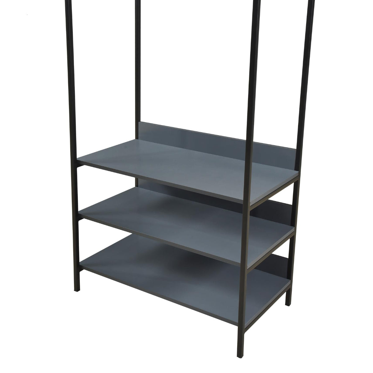 Alva Open Wardrobe Set with 2 Drawers & 4 Shelves