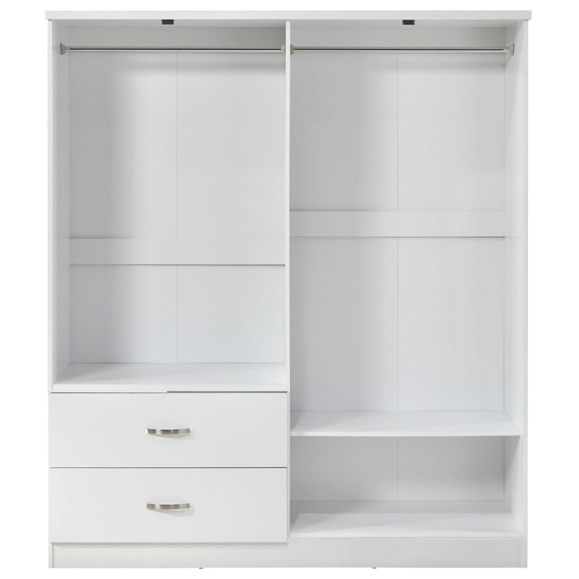 Paddington 4 Door Wardrobe & 3+2 Drawer Chest 3 Piece Bedroom Set