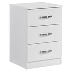 Paddington 3 Drawer Bedside Table