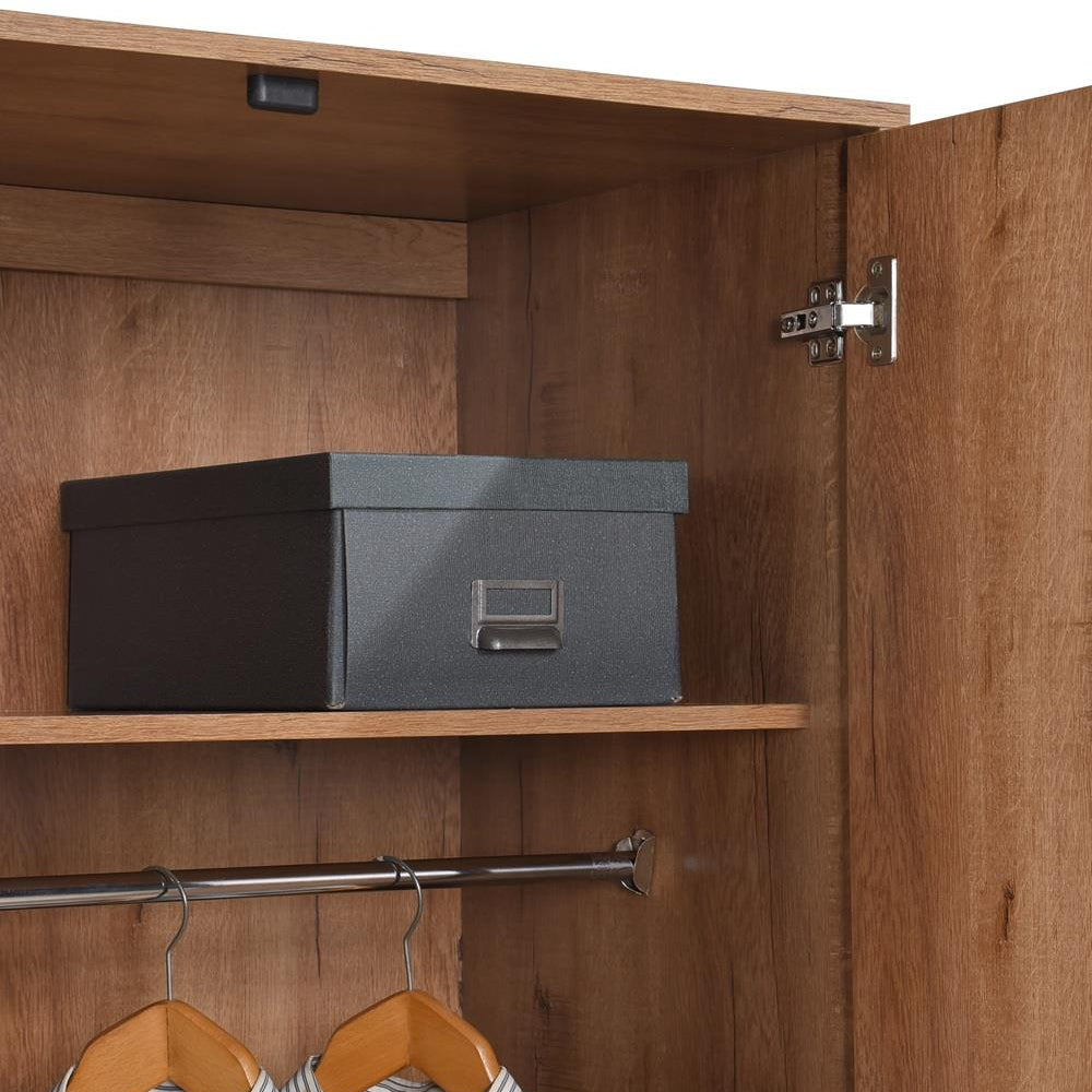 Richmond 3 Piece Bedroom Set With 2 Door Double Wardrobe