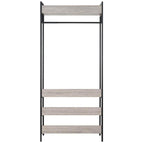 Alva Open Wardrobe Set with 2 Drawers & 4 Shelves