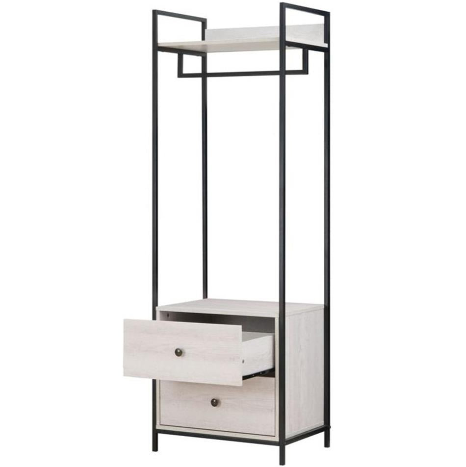 Alva Open Wardrobe with 2 Drawers