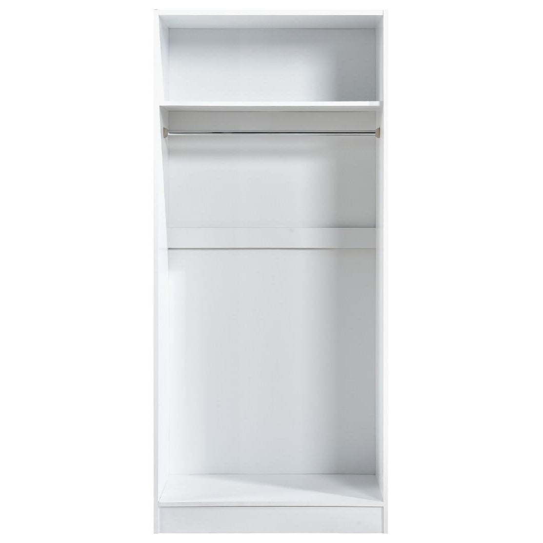 Highbury 2 Door Double Wardrobe & 1 Drawer Bedside 2 Piece Bedroom Set