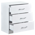Highbury 3 Drawer Chest of Drawers & 1 Drawer Bedside 3 Piece Bedroom Set