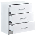 Highbury 3 Drawer Chest of Drawers & 1 Drawer Bedside 2 Piece Bedroom Set