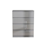 Soho 2 Door Wardrobe & 4 Drawer Chest High Gloss 3 Piece Bedroom Set