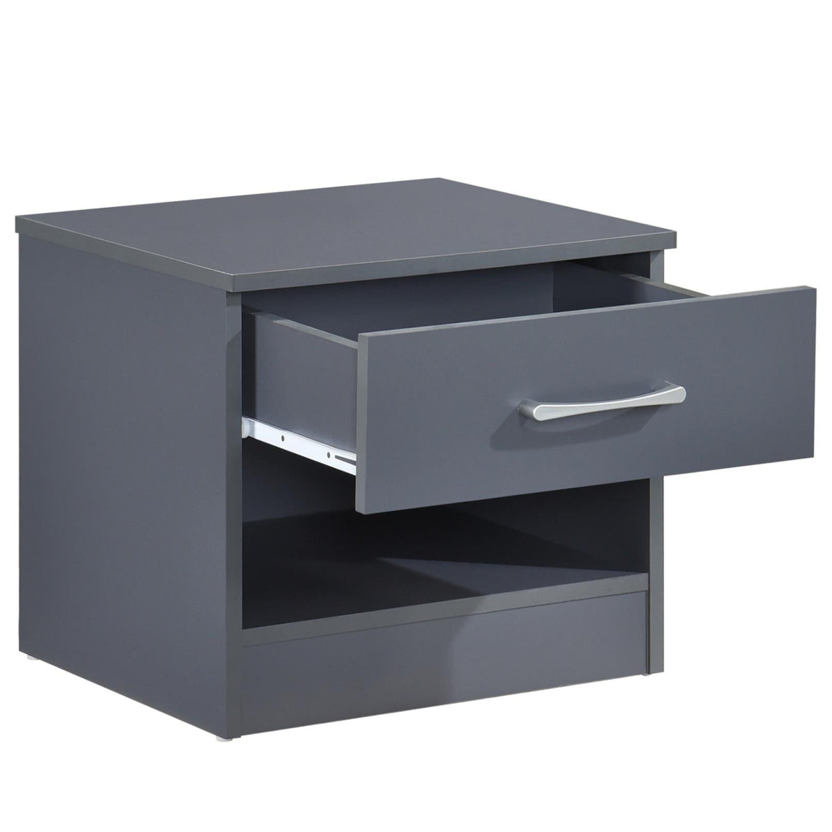 Highbury 3 Drawer Chest of Drawers & 1 Drawer Bedside 2 Piece Bedroom Set