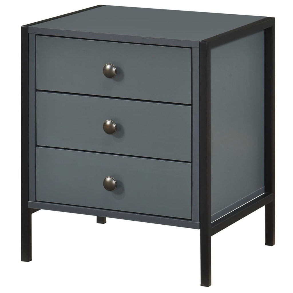Alva Open Wardrobe with 2 Drawers 3 Piece Bedroom Set