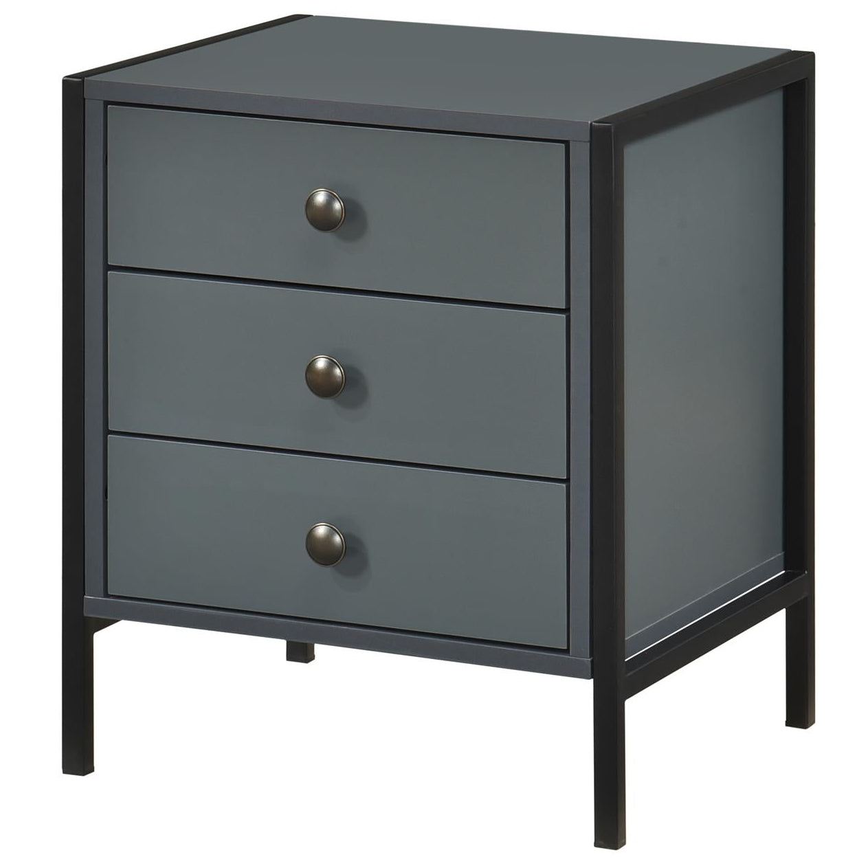 Alva Open Wardrobe with 2 Drawers 3 Piece Bedroom Set