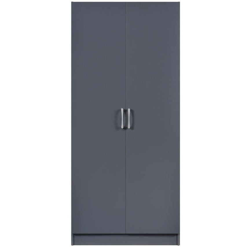 Highbury 2 Door Double Wardrobe & 1 Drawer Bedside 3 Piece Bedroom Set