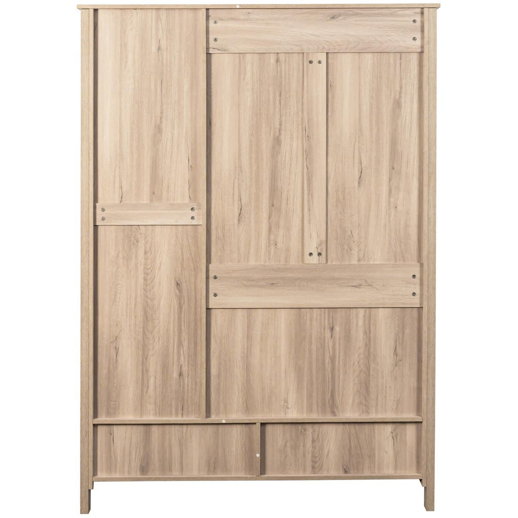 Willow Rattan 3 Door Wardrobe 3 Piece Bedroom Set