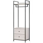 Alva Open Wardrobe with 2 Drawers 3 Piece Bedroom Set