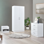 Highbury 3 Piece Bedroom Set with 2 Door Double Wardrobe