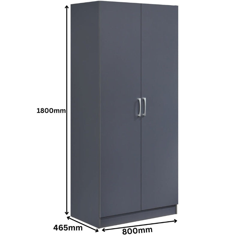 Highbury 4 Piece Bedroom Set With 2 Door Double Wardrobe - Swish Furniture