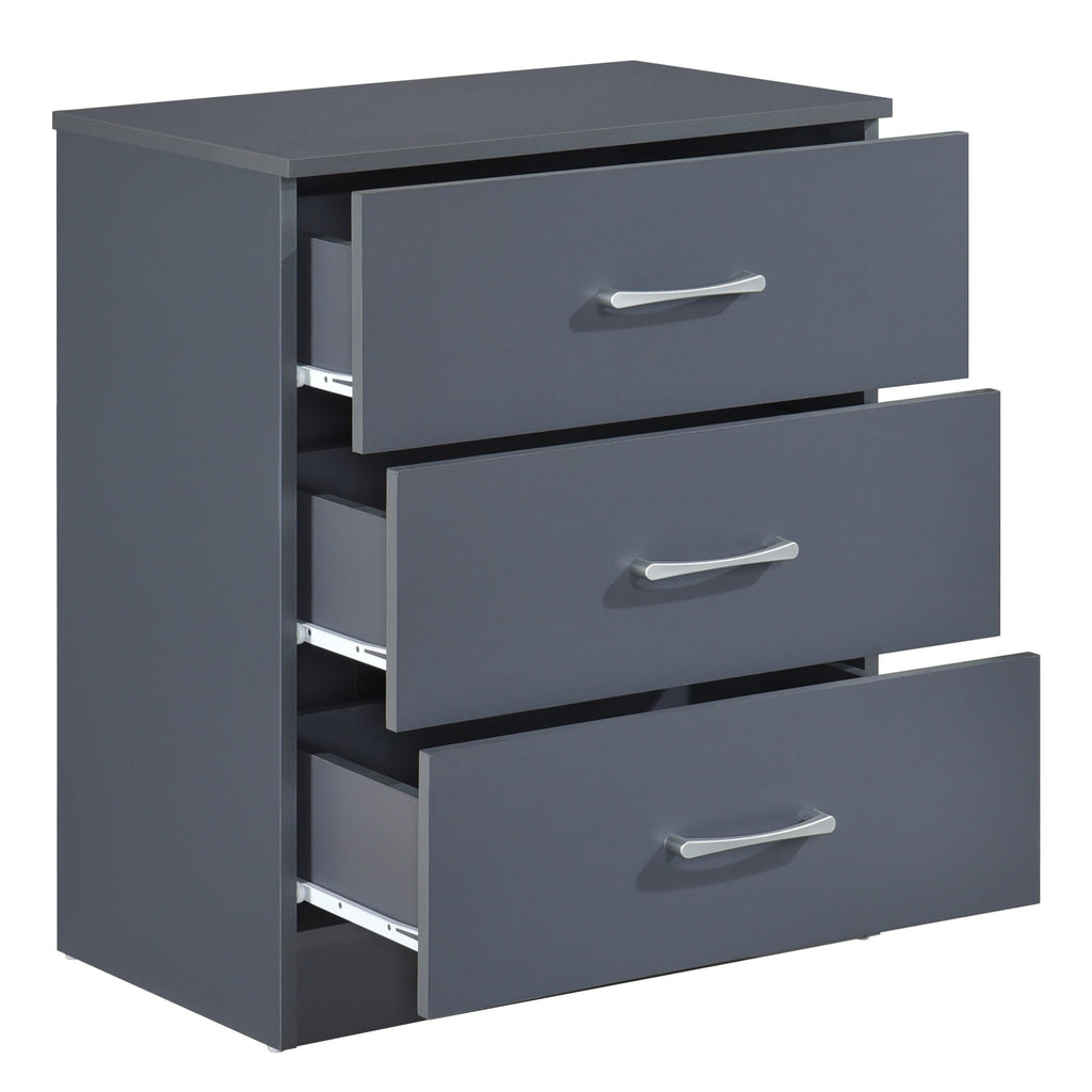 Highbury 4 Piece Bedroom Set With 2 Door Double Wardrobe - Swish Furniture
