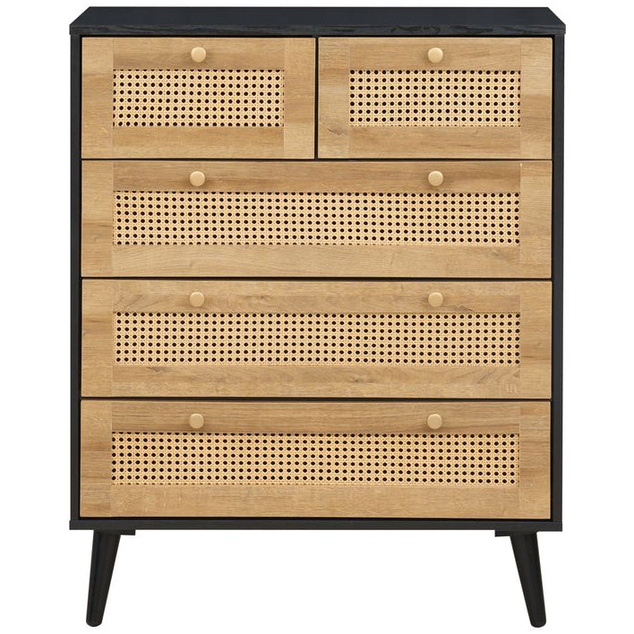 Manila Rattan 2 Door Wardrobe 3 Piece Bedroom Set