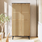 Manila Rattan 2 Door Double Wardrobe