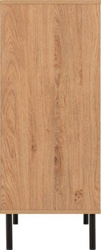 Leon Herringbone Retro 3+2 Drawer Chest - Seconique