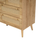 Manila Rattan 7 Drawer Chest 3 Piece Bedroom Set