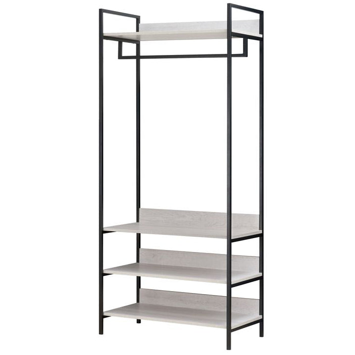 Alva Open Wardrobe with 2 Drawers 3 Piece Bedroom Set