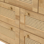 Manila Rattan 7 Drawer Chest of Drawers