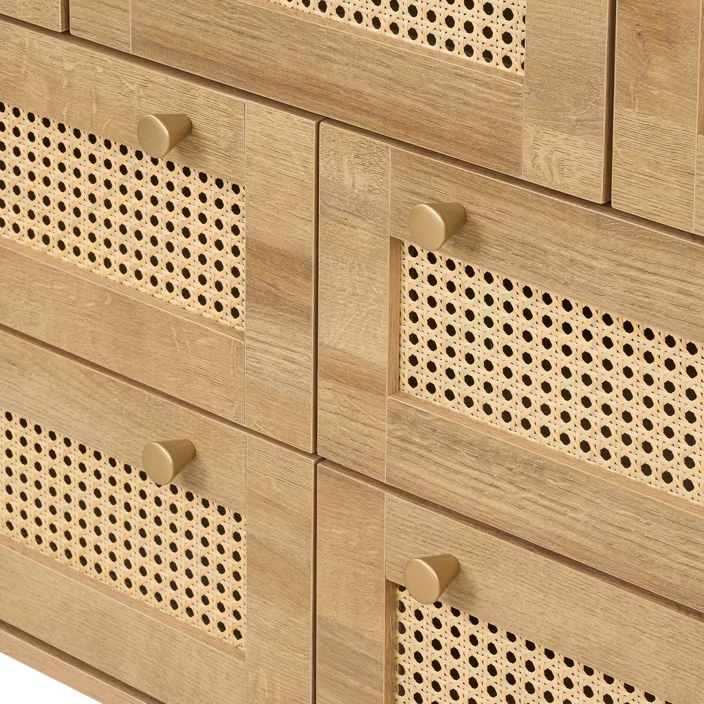 Manila Rattan 7 Drawer Chest of Drawers