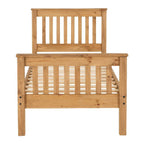 Monaco High Foot End Wooden Bed Frame