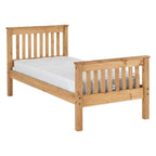 Monaco High Foot End Wooden Bed Frame