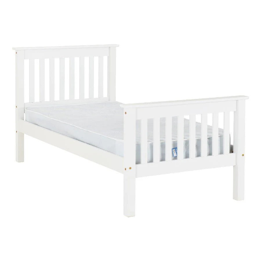 Monaco High Foot End Wooden Bed Frame