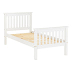 Monaco High Foot End Wooden Bed Frame