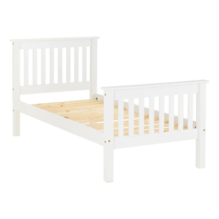 Monaco High Foot End Wooden Bed Frame