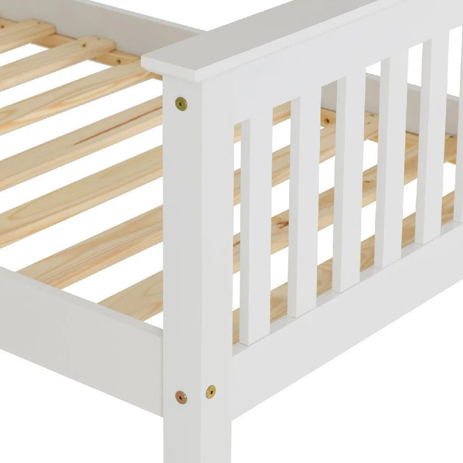 Monaco High Foot End Wooden Bed Frame