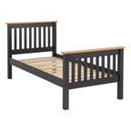 Monaco High Foot End Wooden Bed Frame