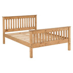Monaco High Foot End Wooden Bed Frame