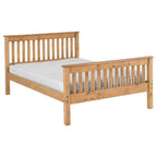 Monaco High Foot End Wooden Bed Frame