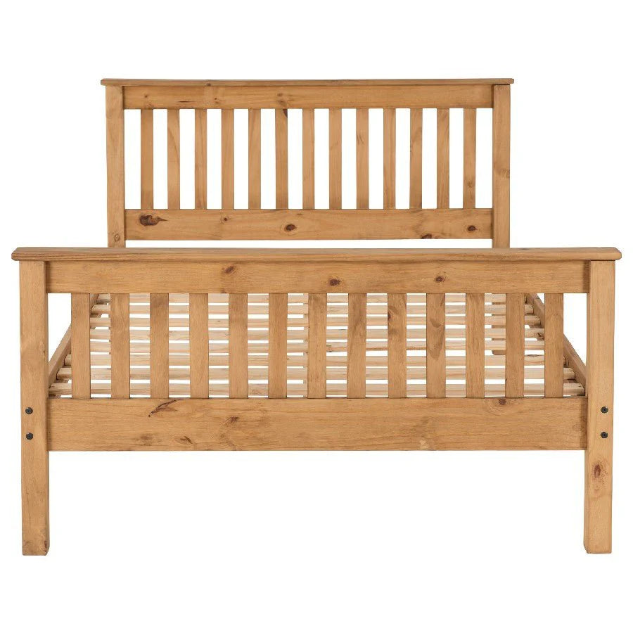 Monaco High Foot End Wooden Bed Frame