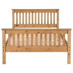 Monaco High Foot End Wooden Bed Frame