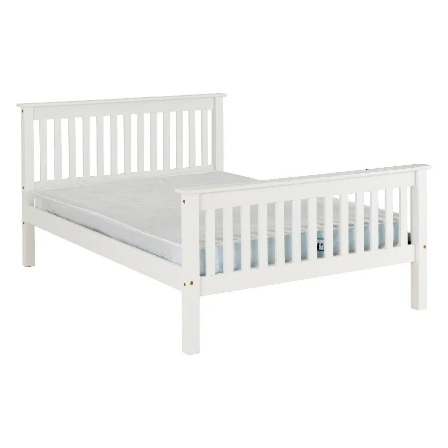 Monaco High Foot End Wooden Bed Frame