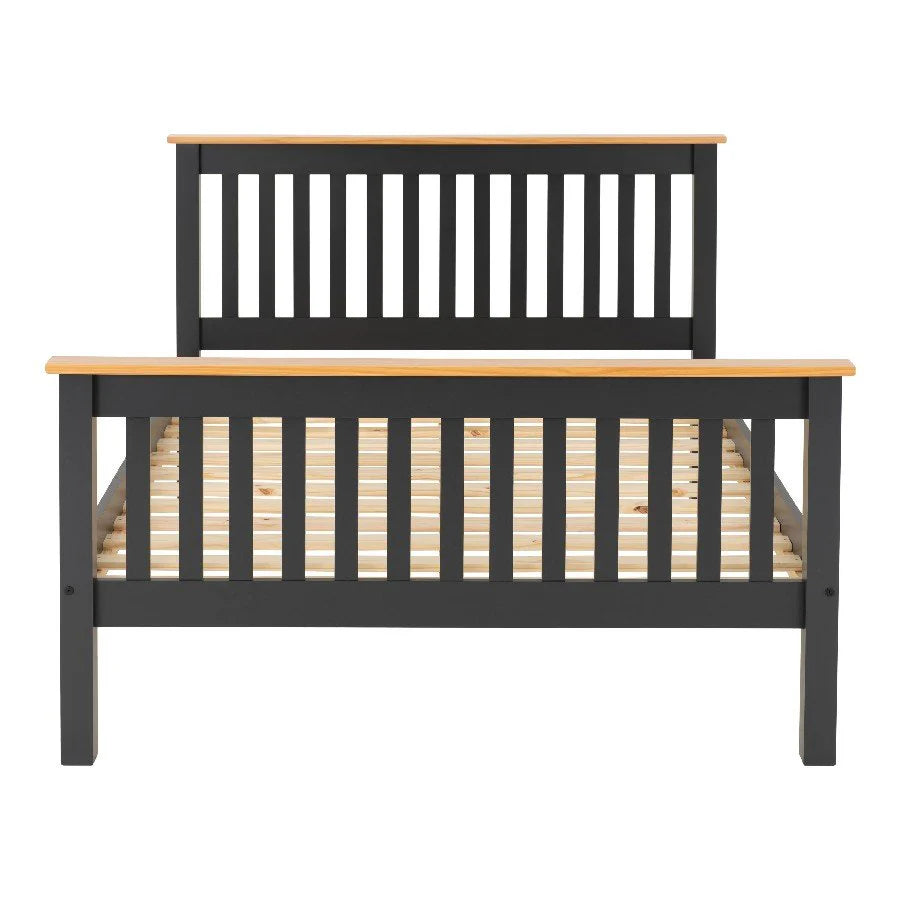 Monaco High Foot End Wooden Bed Frame