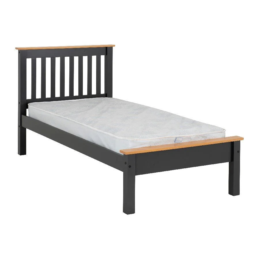 Monaco Low Foot End Wooden Bed Frame