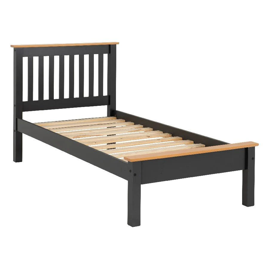 Monaco Low Foot End Wooden Bed Frame