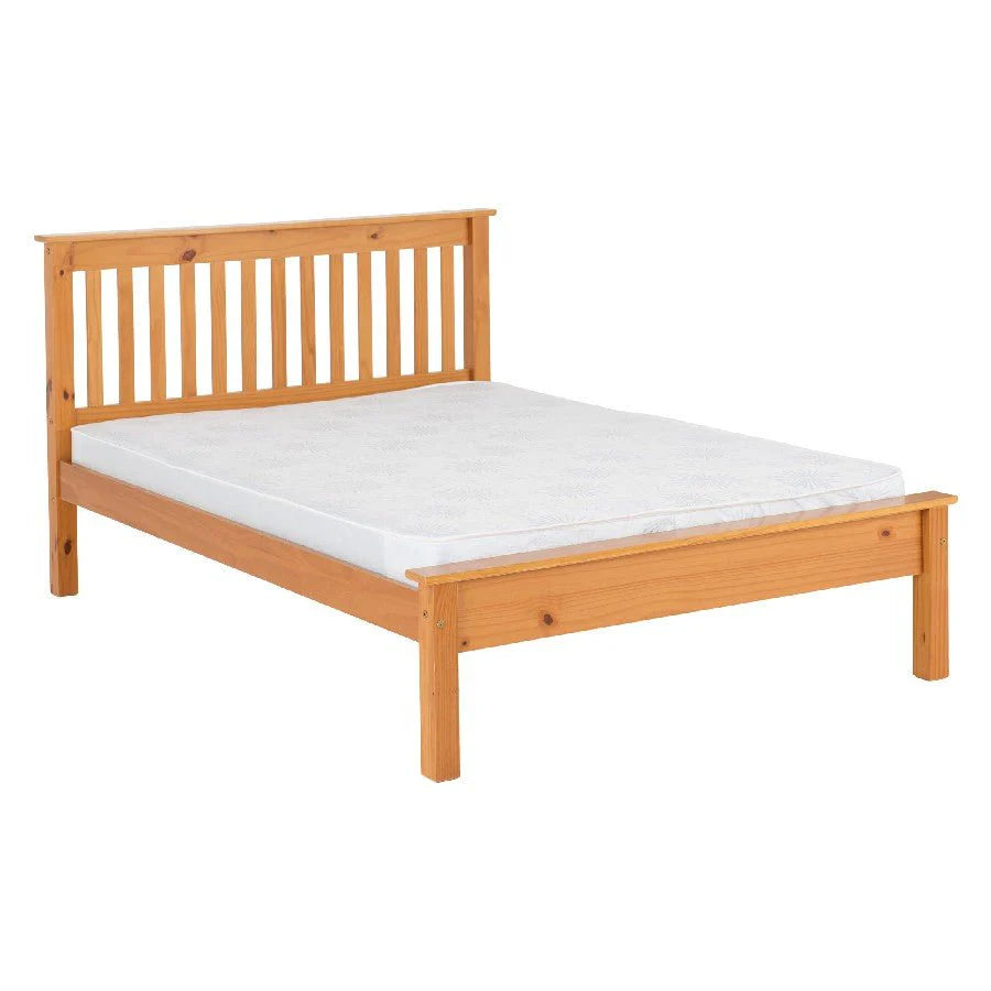 Monaco Low Foot End Wooden Bed Frame