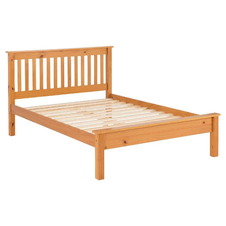 Monaco Low Foot End Wooden Bed Frame