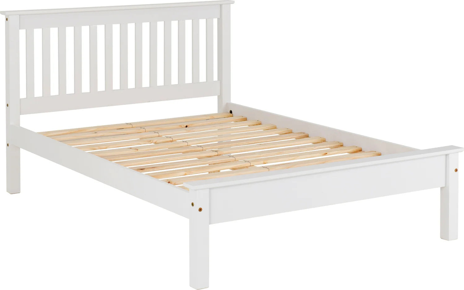 Monaco Low Foot End Wooden Bed Frame