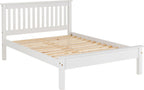 Monaco Low Foot End Wooden Bed Frame
