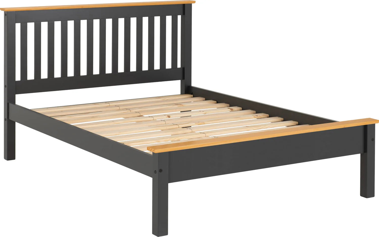Monaco Low Foot End Wooden Bed Frame
