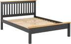 Monaco Low Foot End Wooden Bed Frame
