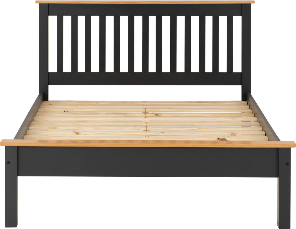 Monaco Low Foot End Wooden Bed Frame